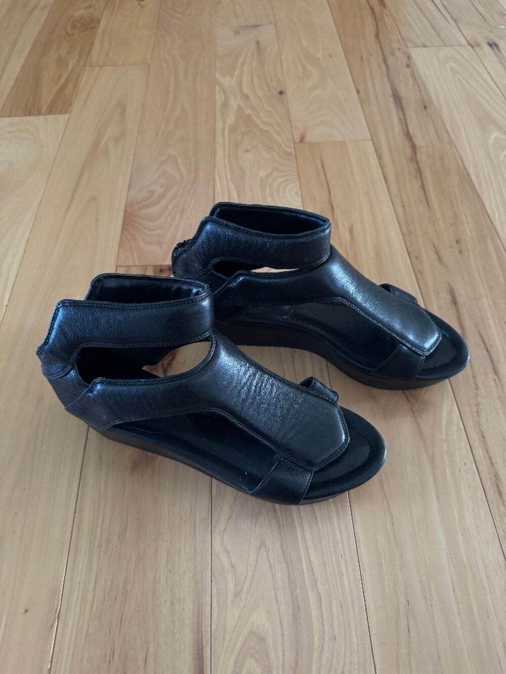 Camilla Skovgaard Avant Guarde Sandal Platform Black Leather Women Black Size 37